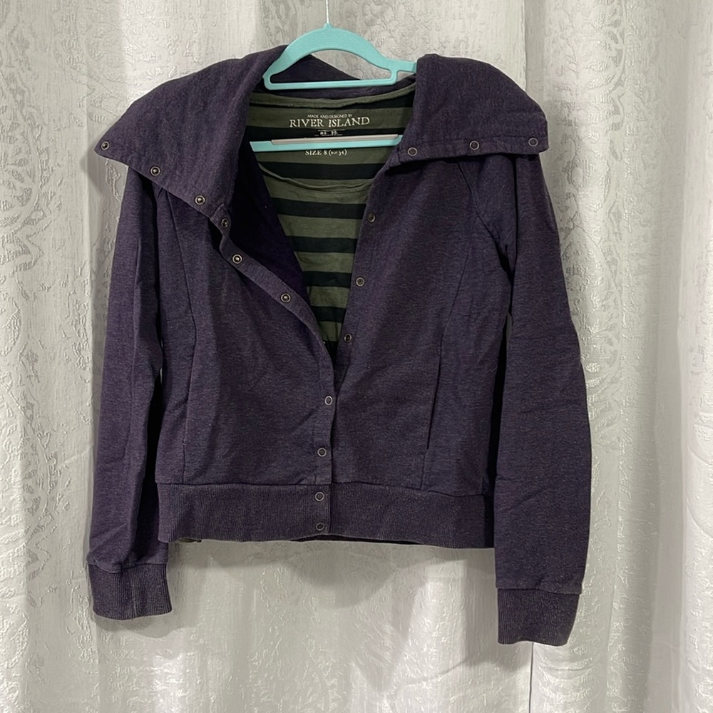 ASO Hermione Granger H&M Asymmetrical Button-up Sweatshirt